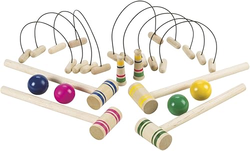 Toysmith Juego de croquet de escritorio