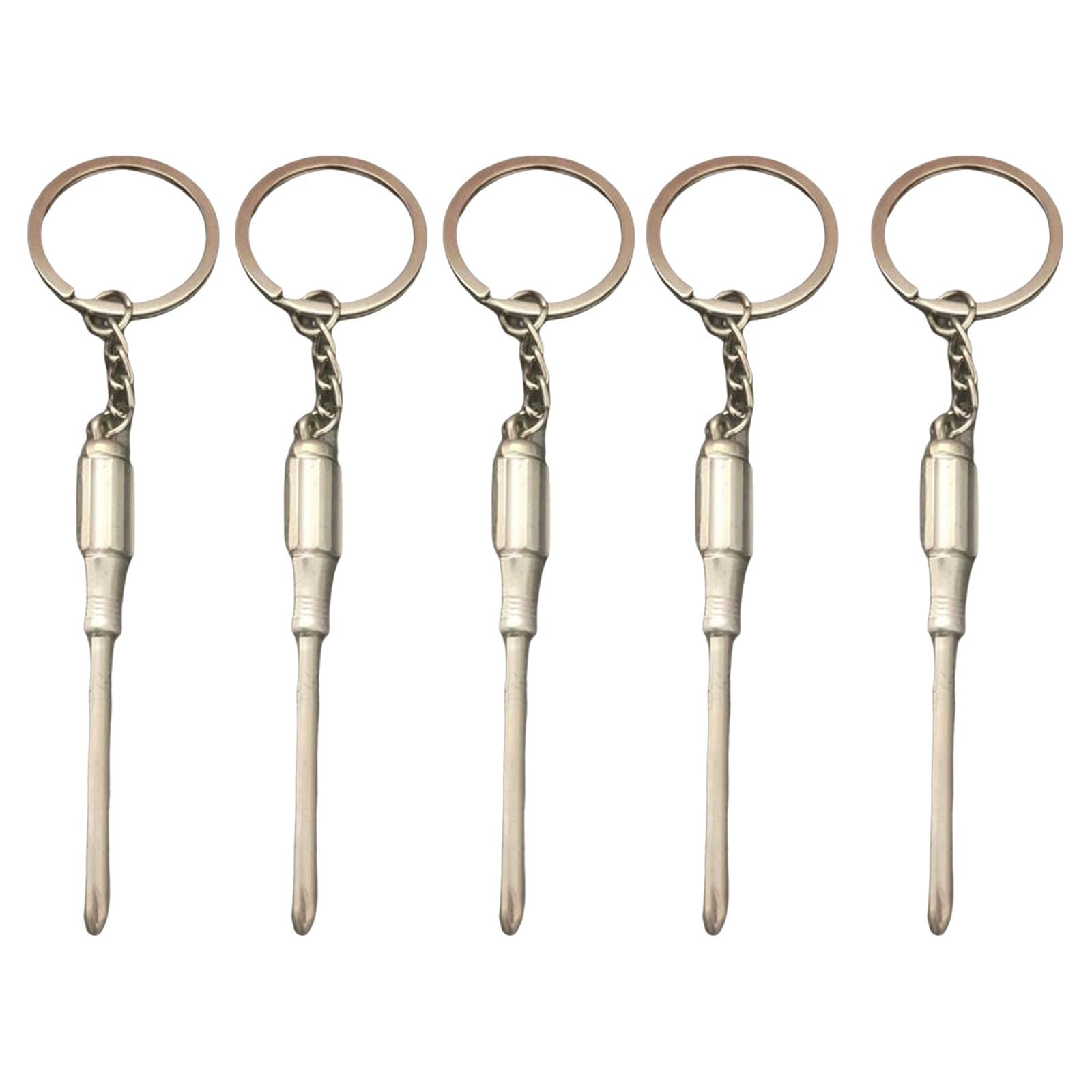 Tsophreniq Of 5 Spanner Hammer Keychains Wrench Spanner Pliers Shovel Screwdriver Shape Holder Hammer Keychain Bulk