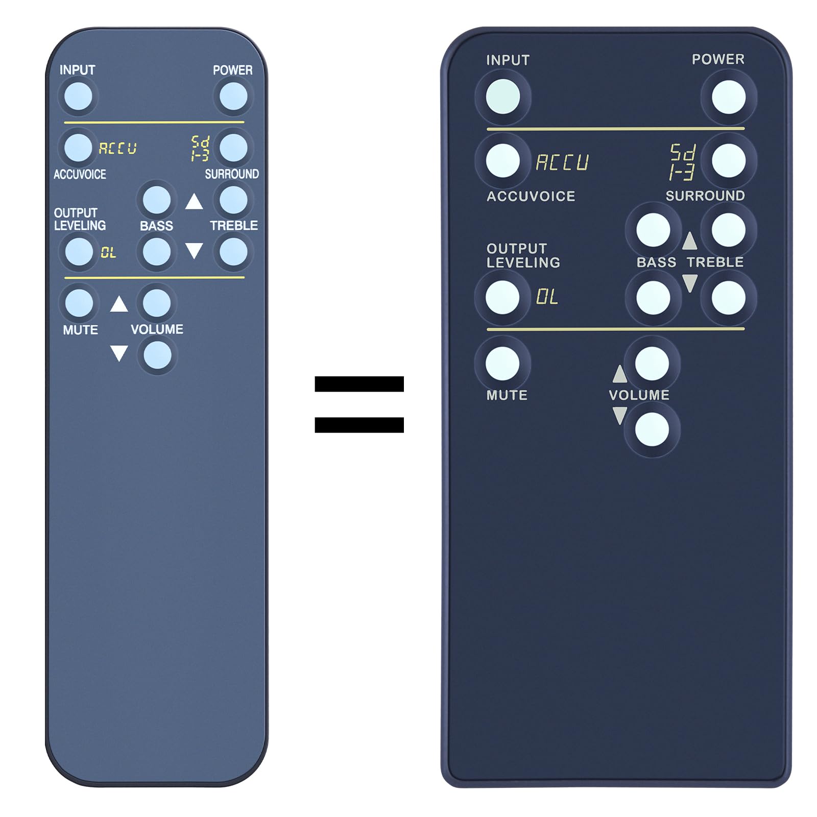 Replacement Soundbar Remote Control Compatible for ZVOX Omni Speakers AV157 AV200 AV205 with 4 Digit Display