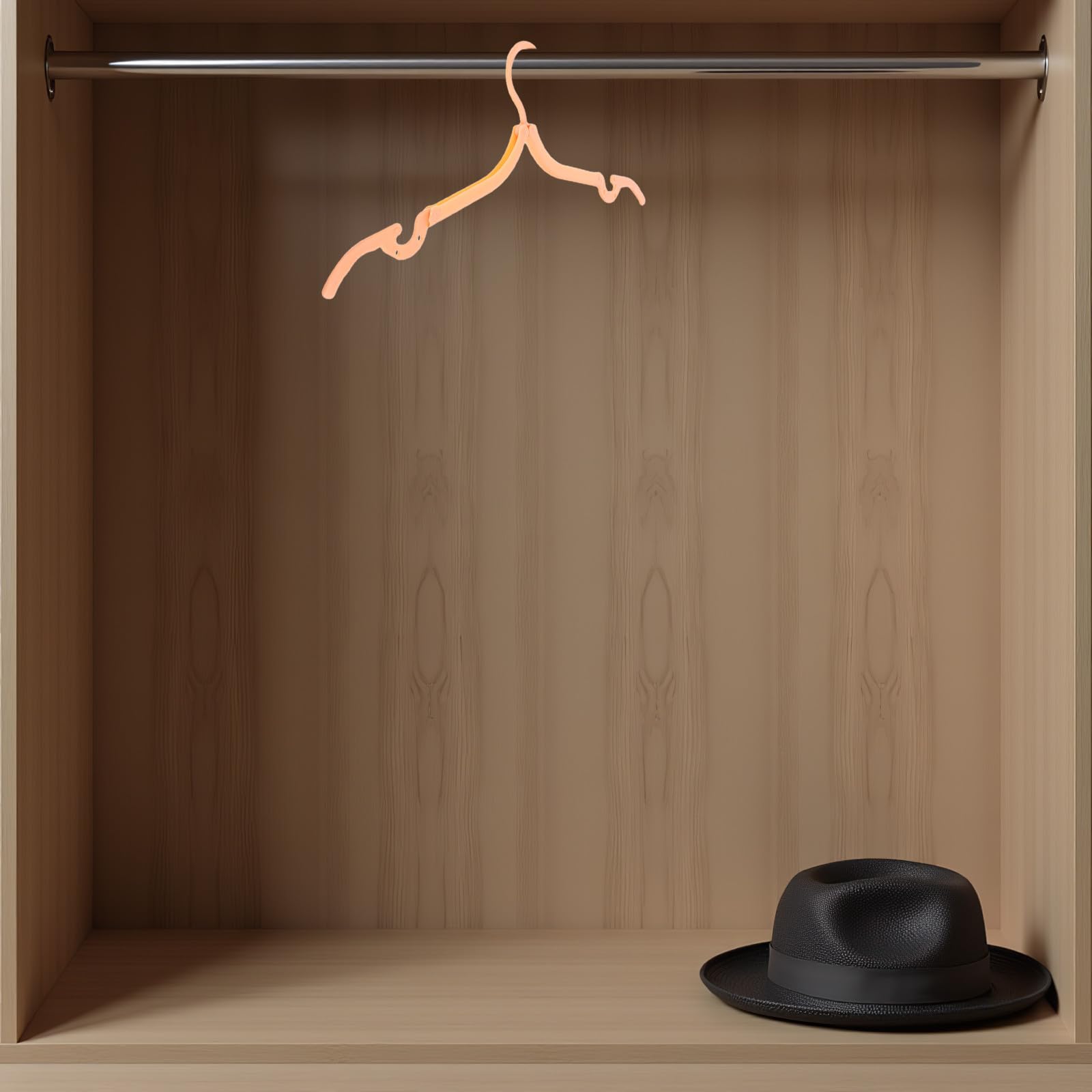 VICASKY 20pezzi Grucce Pieghevoli per Viaggi Leggeri e Portatili Grucce da Viaggio per Borse Porta Abiti e Cappotti Materiale Antiscivolo e Design Salvaspazio per Campeggio Camper e Asciug