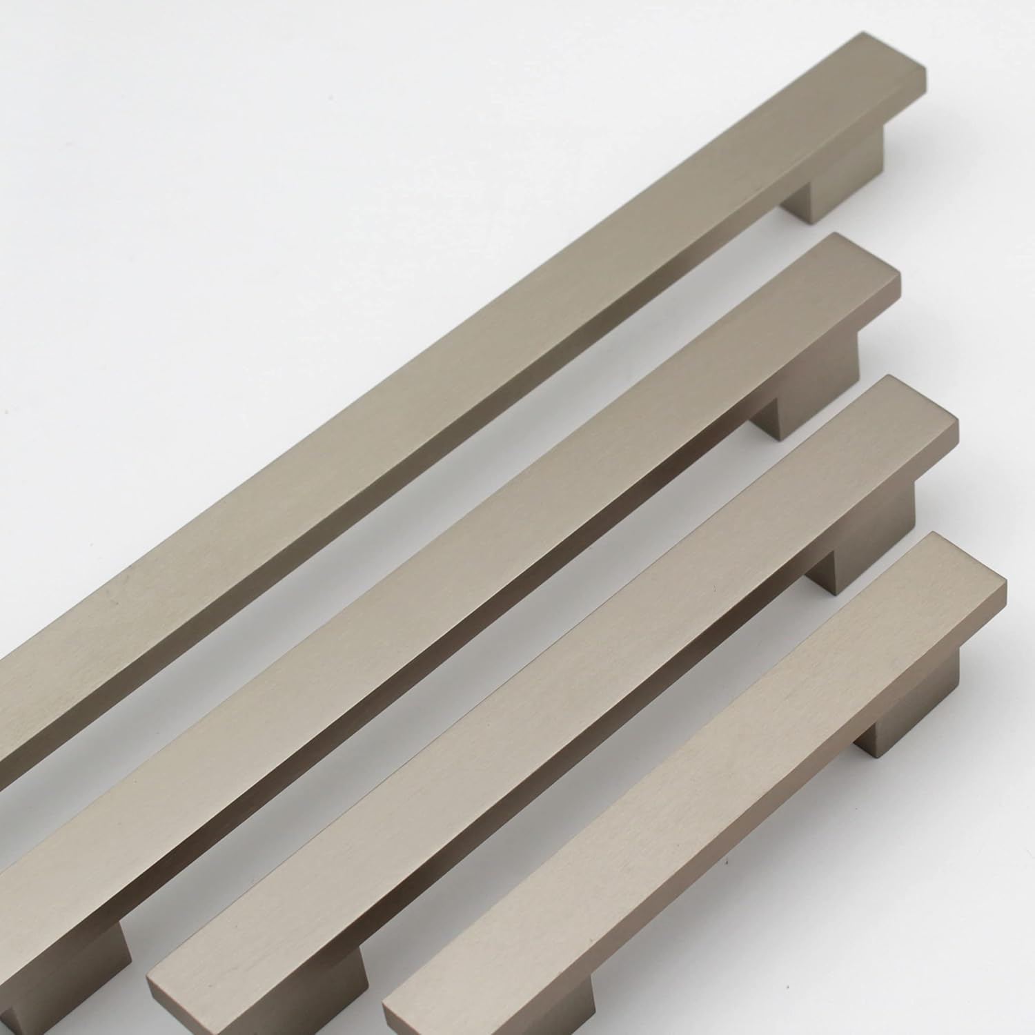 Premium Rectangular SS Matt Bar Handles, Modern Gold Cabinet Hardware, Furniture Pulls for Doors, Cabinets, Cupboards & Drawers (1 pcs) (12 INCH)