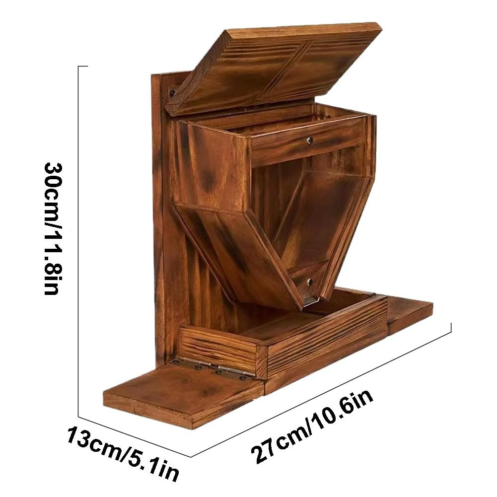 Mangiatoia per scoiattoli, stazione di alimentazione in legno, resistente alle intemperie, design in acrilico per piccoli animali, cibo da giardino all'aperto