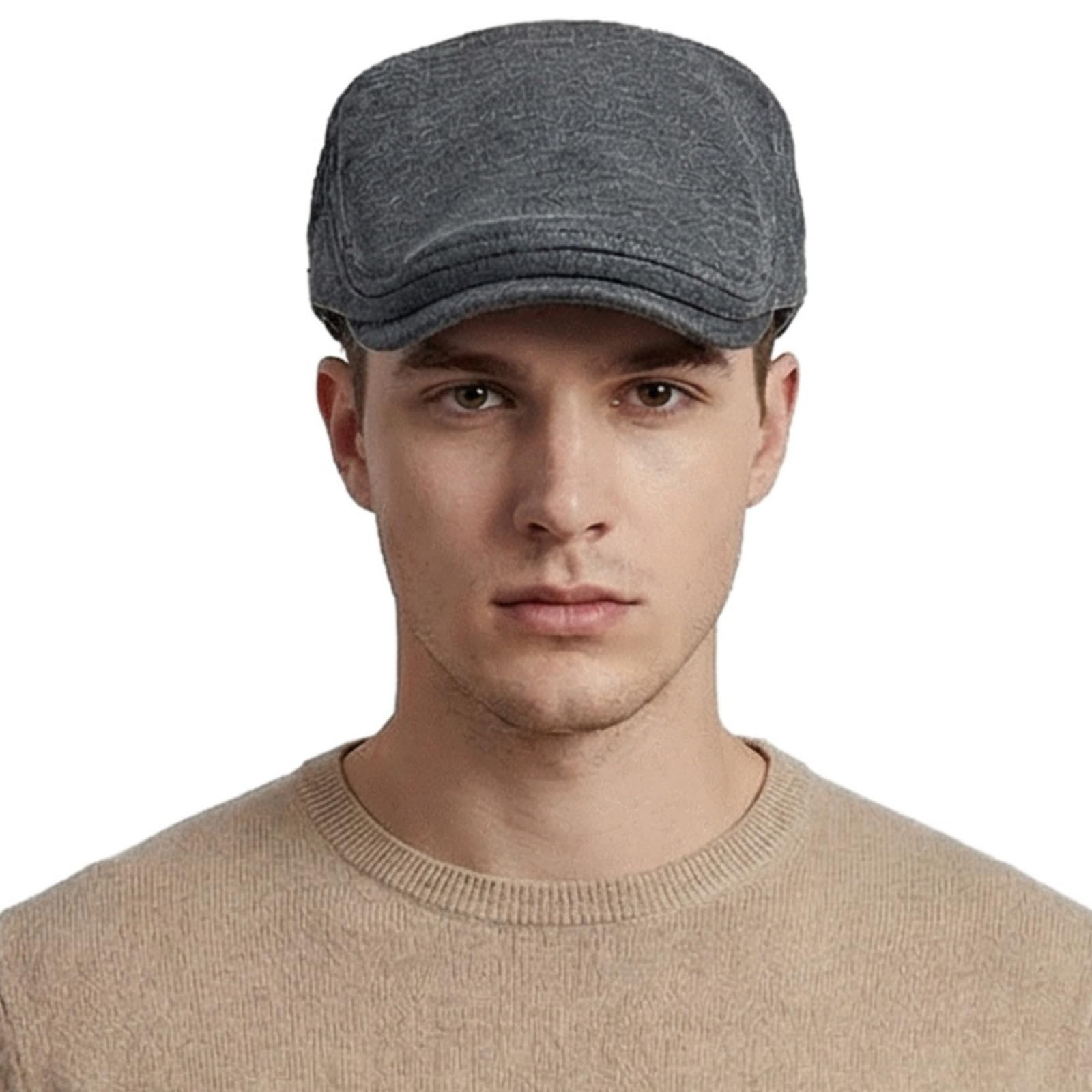 Regulowana czapka z daszkiem, męska, bawełniana czapka z daszkiem, beret Gatsby Newsboy Cap