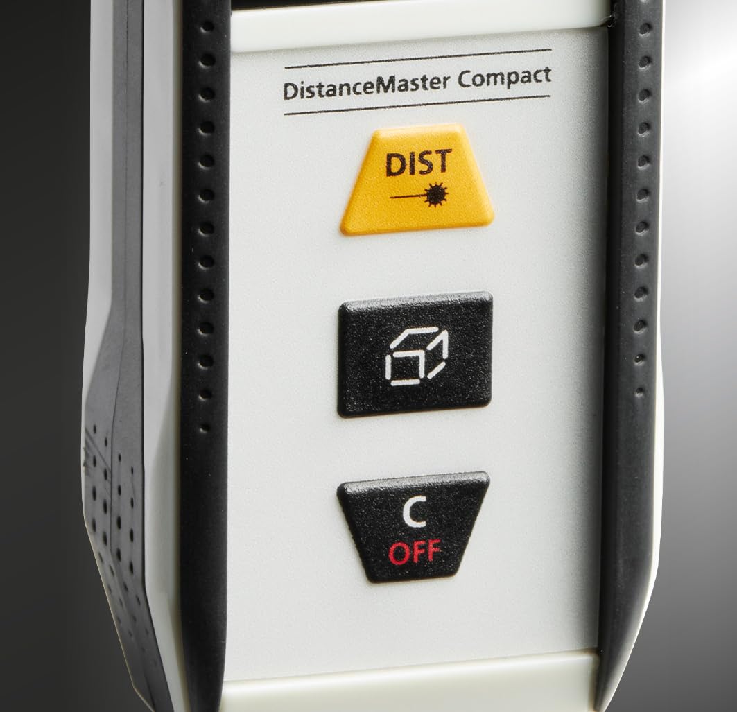 Laserliner Distanziometro laser fino a 30 m, DistanceMaster Compact 30, misura lunghezza/area/volume, misurazione continua, memoria 50 valori, custodia inclusa