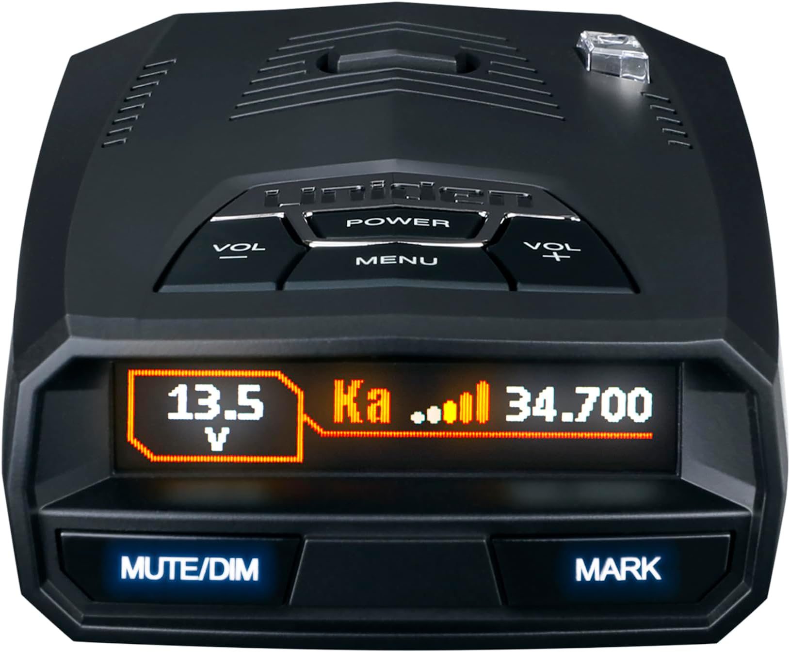 UNIDEN R4 Extreme Long-Range Laser/Radar Detector, Record Shattering Performance, Built-in GPS w/AUTO Mute Memory, Voice Alerts, Red Light & Speed Camera Alerts, Multi-Color OLED Display, Black