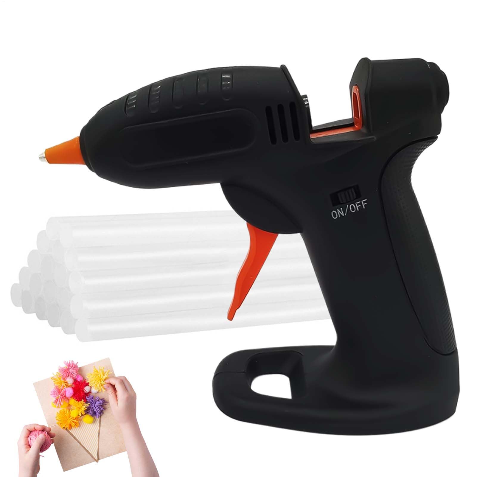 Kit Macchina Per Colla A Caldo Forniture Artigianato Ricaricabili USB | Piccola Macchina Colla Antigoccia Per Artigianato Decorazione Modellismo Scrapbooking Incarto Scuola Casa Hobbisti Artisti