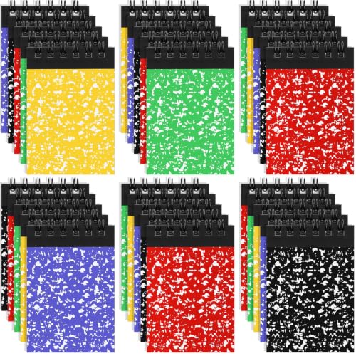 Mini Notebooks de Poche Carnets Marbre Légers pour Organiser Votre Quotidien à la Maison et Bureau