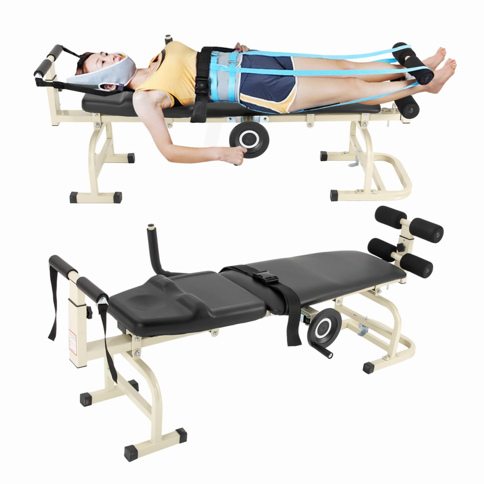 Table De Traction Lombaire Et Cervicale Pliante - Lit De Massage Et Thérapie - Vente USA