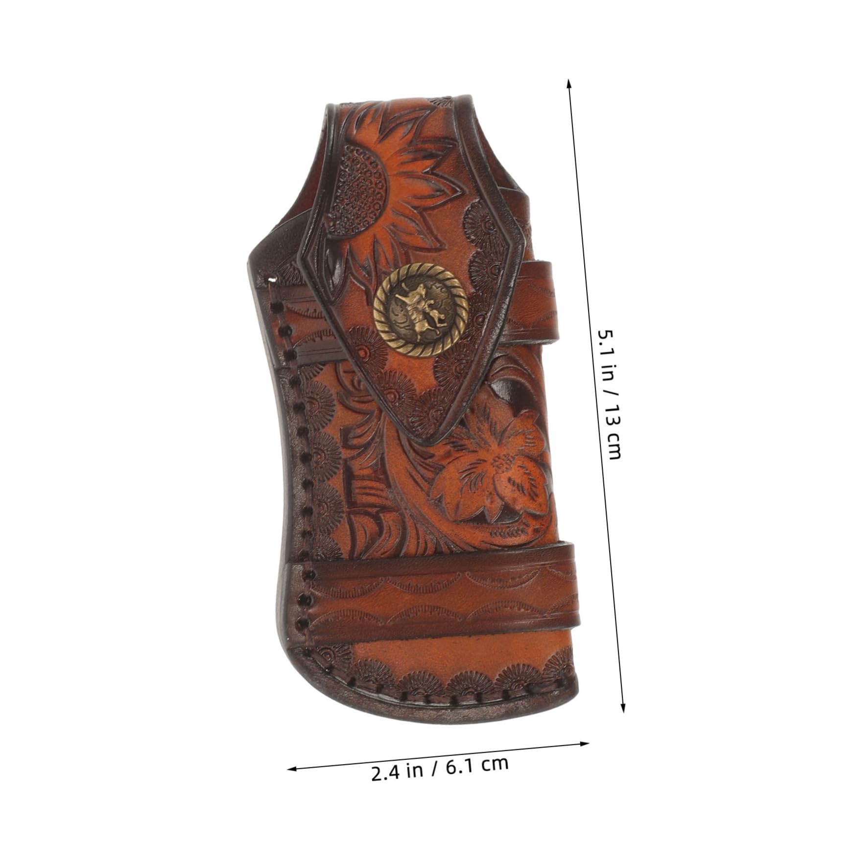 STOBAZA Chef Knife Cover Universal Leather Cutter Sleeve Protection Compact Lightweight for Scissors Screwdrivers