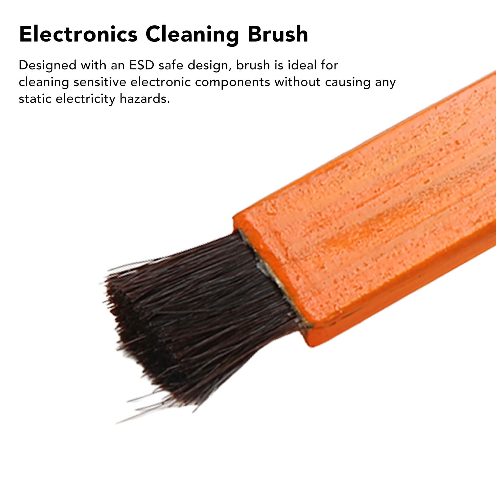Watch Cleaning Brush Wooden Handle Electronic Dirt Removal Cleaning Brush for Paste (Electronics Cleaning Brush)