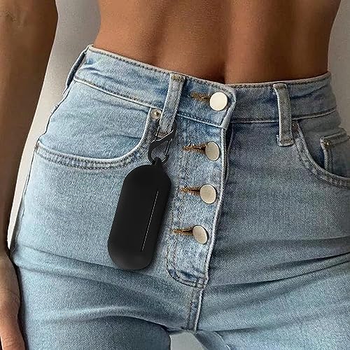 Image of Silicone Cover Compatible for Sony WF C500 Case Cover, Sony WFC 500 Case Cover(Bluetooth Earbuds and Charging case not Included) (Black)