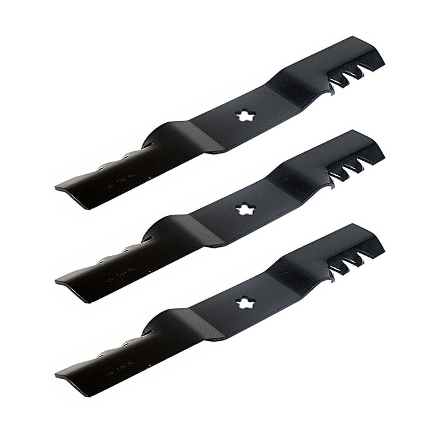 95-605 532187256 575938401 Lot de 3 lames compatibles avec tracteur à gazon Husqvarna YTH24V54 TS354XD