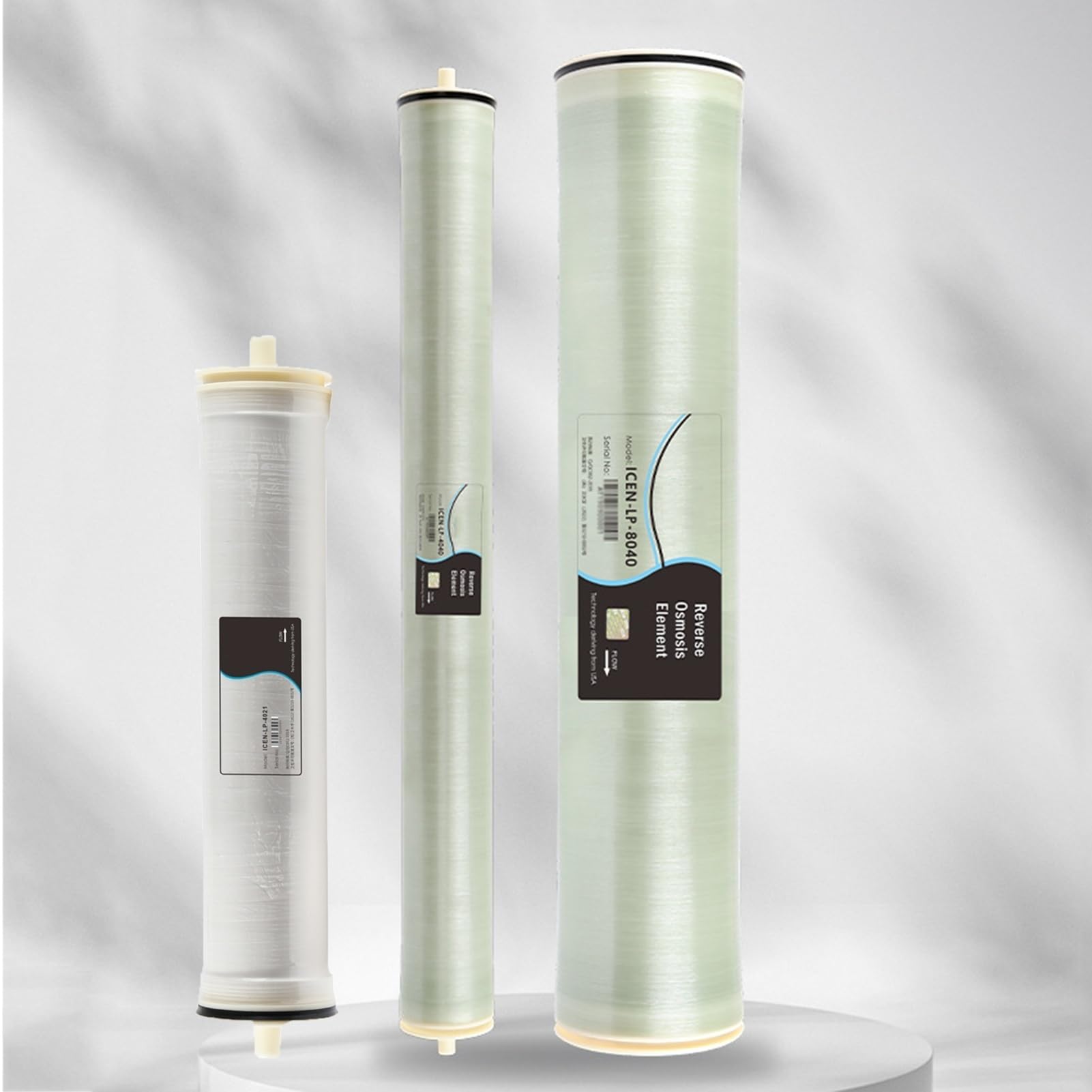ICEN-LP-4040 Membrana RO a osmosi inversa da 4" x 40", 2400 GPD | 4040, per dissalazione commerciale e industriale