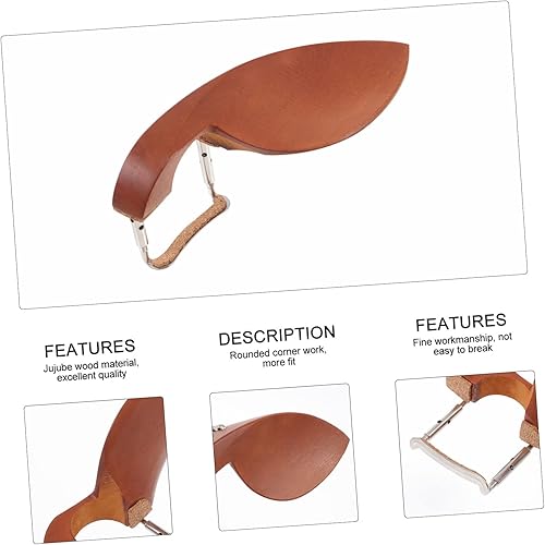 Miniatura 4 de ERINGOGO 2 juegos de accesorios de violín plegable soporte de suelo para violín suministros de violín bajo eléctrico soporte de suelo para violín