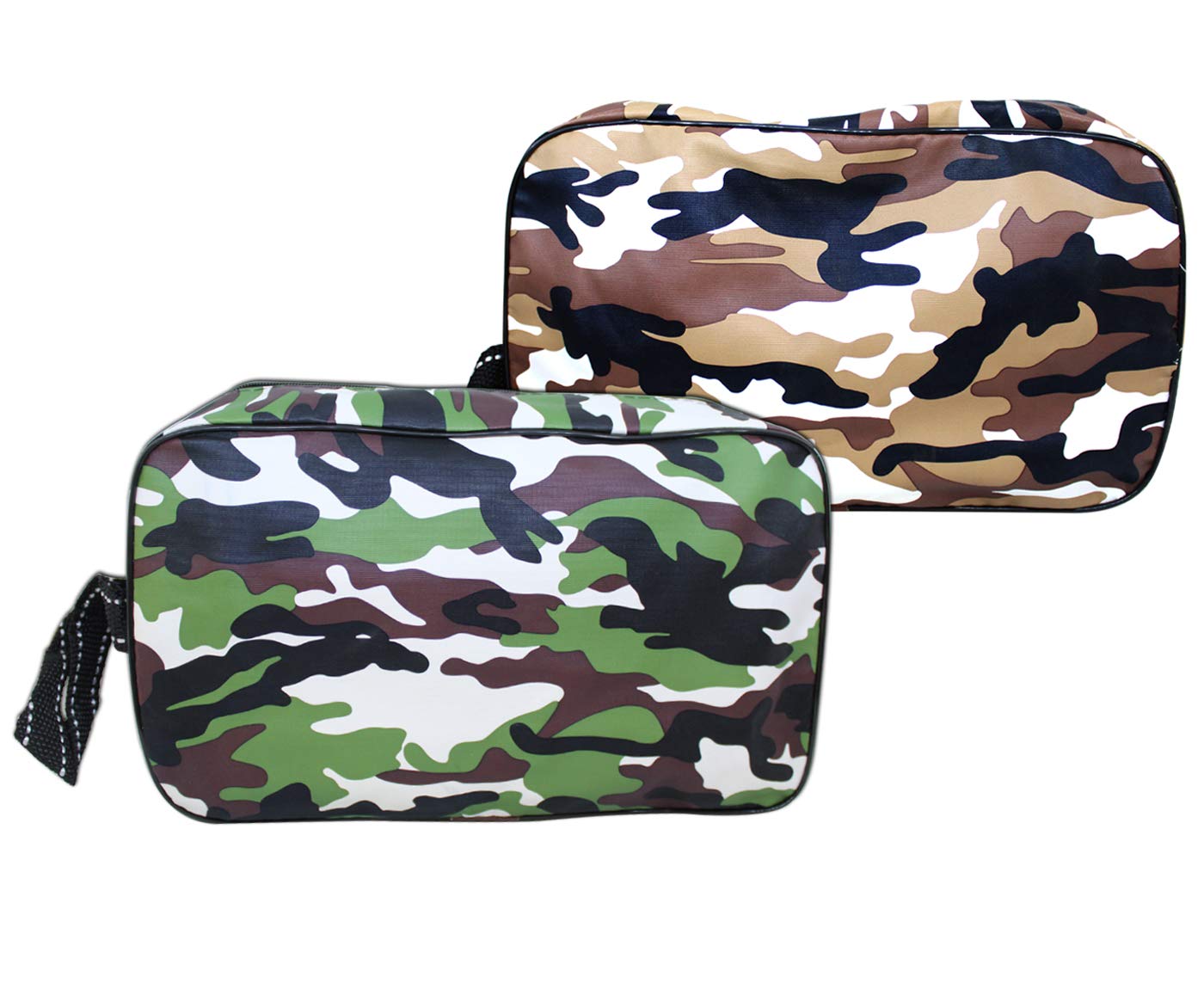 tied ribbons Set of 2 Travel Toiletry Shaving Kit Pouch Bag for Men Organizer Bag (24 cm X 16 cm, Multicolor)-picture-46