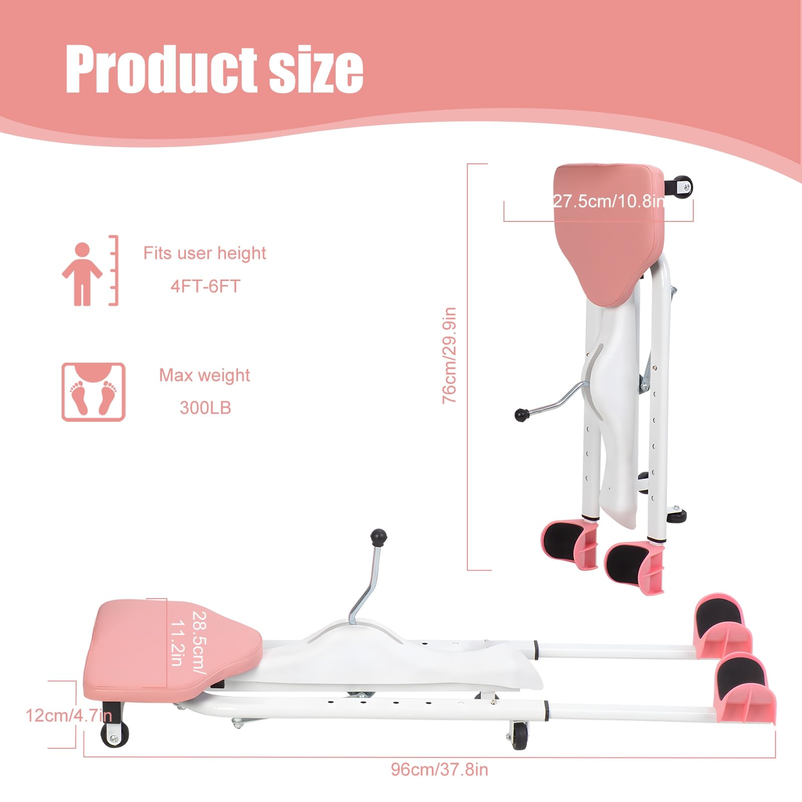 French Fitness Newport 3-Way Flat/Incline/Decline Olympic Bench – Adjustable Multi-Position Bench with Weight Horns & Spotter Platform