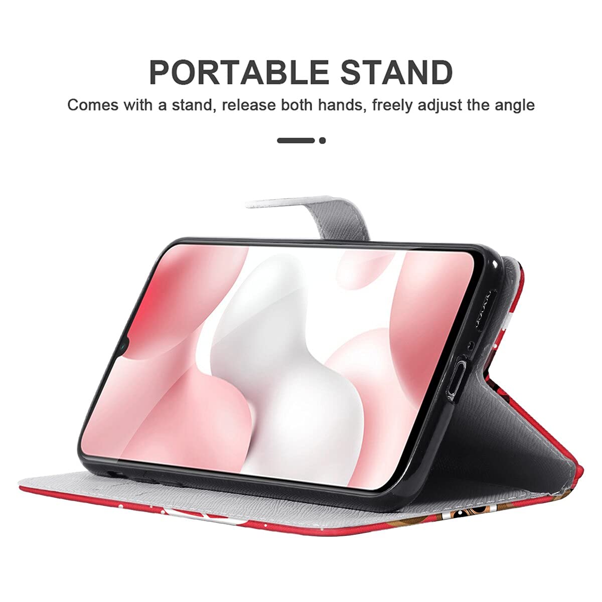 Custodia Yoedge Portafoglio Con Fantasia Natalizia Per Xiaomi 11T E 11T Pro 5G - Alce E Fumetti