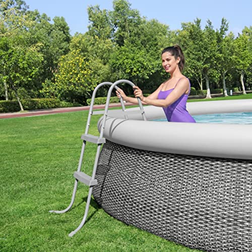 Miniatura 3 de Bestway Escalera Para Piscina Flowclear, 84 Cm, Color Gris