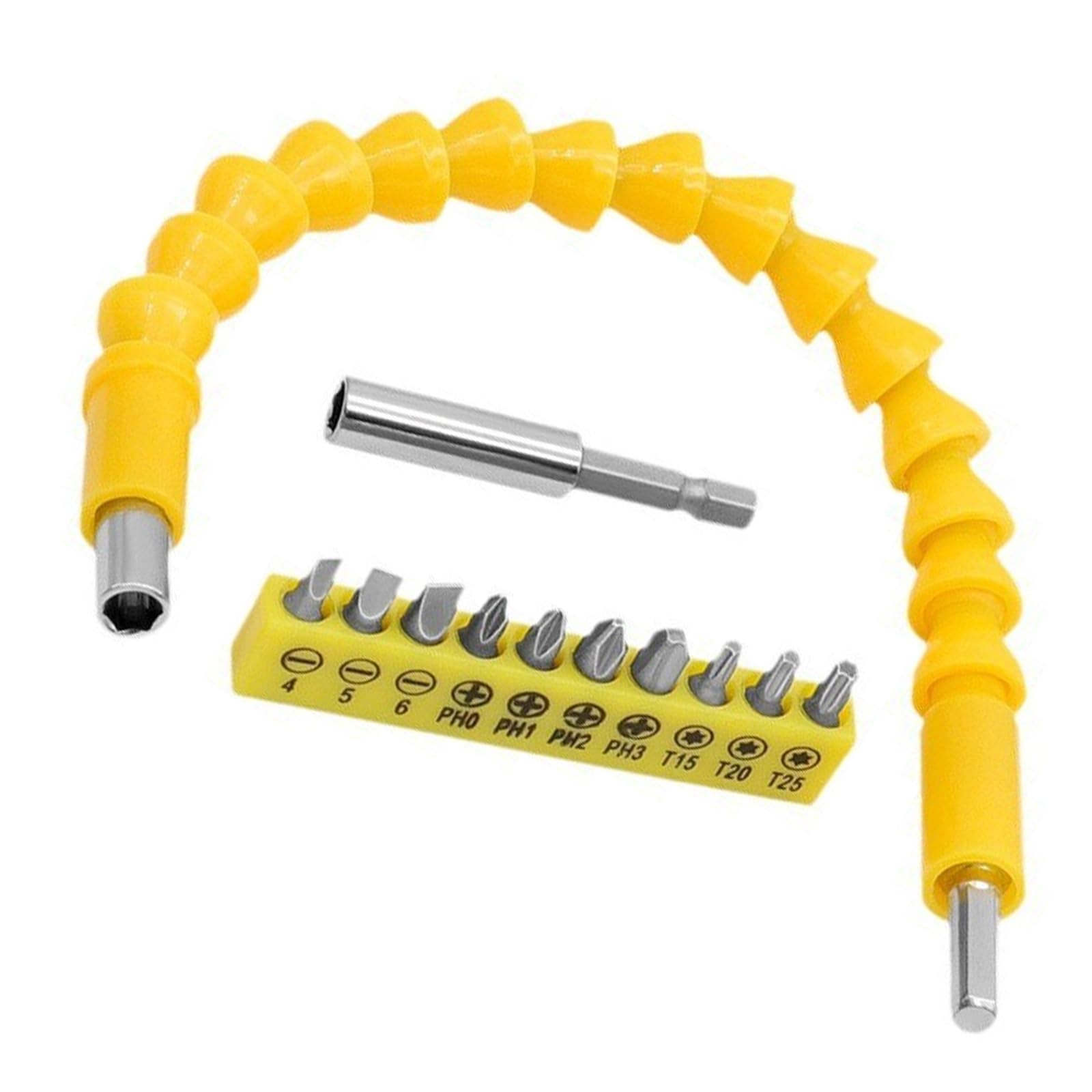 Bohrersätze Bohrer Bits Flexible Welle Verlängerung Set Mit Anschlüsse Link Hexagonal Adapter for Schraubendreher Werkzeug