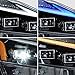 VLAND LED Headlights For Lexus IS250 IS350 ISF IS 220d IS250 IS350 2006-2012, ISF 2008-2014, With Bule DRL Startup Animation & Sequential Turn Signal, Amber Reflector, Pair