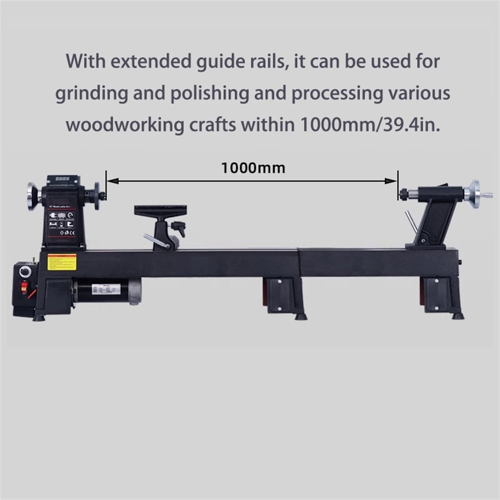 900W 40-in Wood Lathe, 30...B0DDQ9HVDD | Encarguelo.com.ve