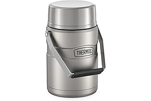 King Size Vacuum-Insulated Thermos Container With Compartments