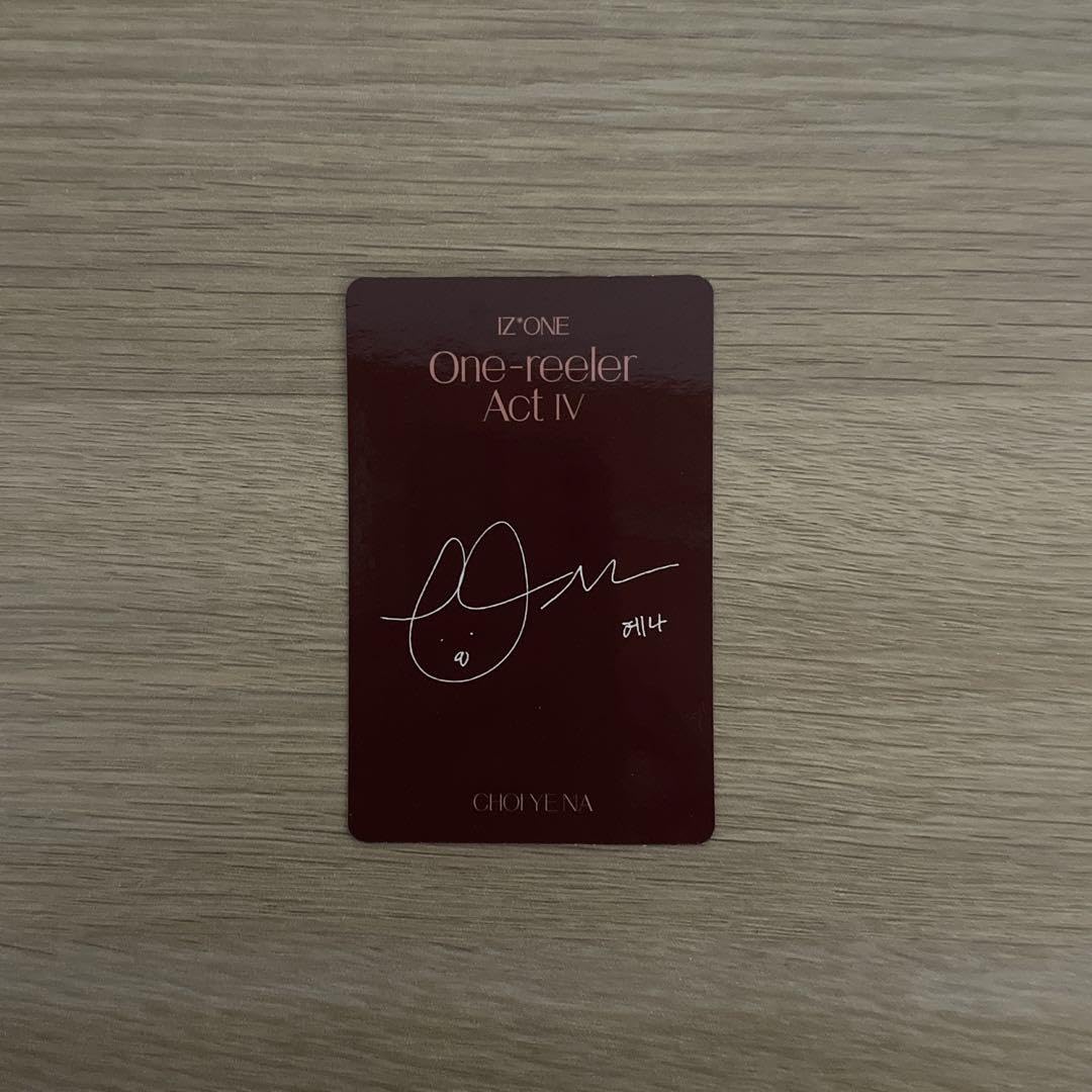 【One-reeler 特典 イェナ】IZ*ONE One-reeler 特典 イェナ】IZ*ONE - メルカリ