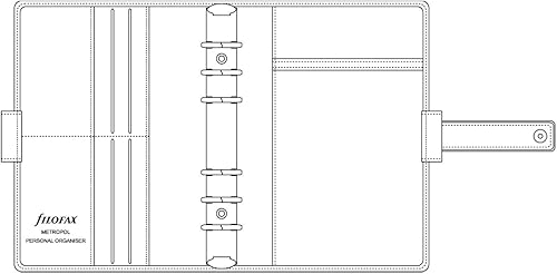 Miniatura 3 de Filofax 026910 Metropol - Organizador personal 3740 x 6732in color rojo