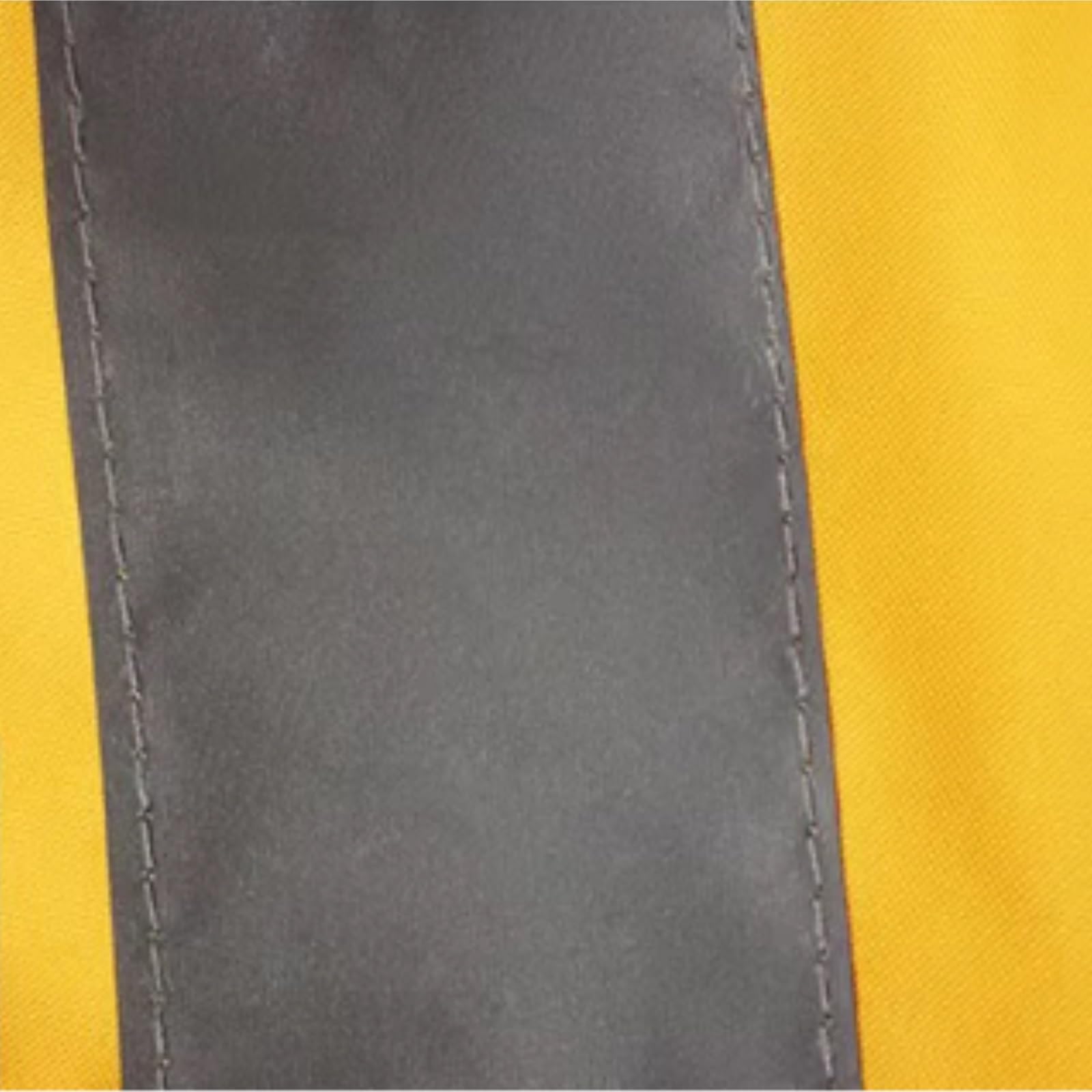 Gilet de haute visibilité, Gilet de cyclisme réfléchissant multi-poches en tissu Oxford jaune taille unique