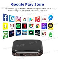 Vista 4 de Android 12.0 CarPlay Ai Box Wireless CarPlay Adaptador Convertir Android Auto Qualcomm Octa Core 4+64GB Google Play Store, Netflix, YouTube Online