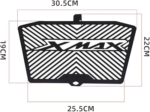 Miniatura 2 de RIKOL Para Yamaha y Ha XMAX300 XMAX250 Xmax 300 X-MAX 250 125 400 Accesorios de motocicleta Radiador Grill Guard Rejilla Protector de refrigerador