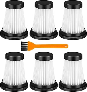 Replacement HEPA Filter Compatible with MOOSOO K12, K12 Pro Cordless Vacuum Cleaner(6 Pack)