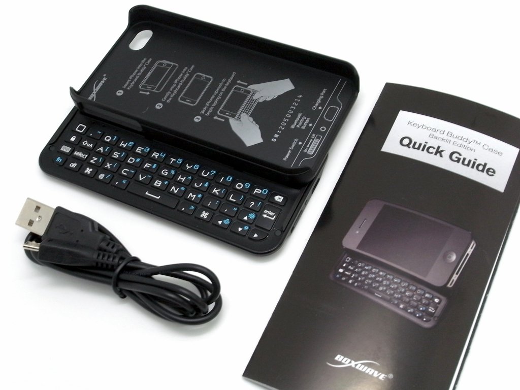 Amazon | BOXWAVE Keyboard Buddy Case 3rd バックライト付 iPhone 4S