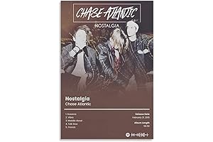 Chase Atlantic NOSTALGIA Canvas Poster - A Timeless Masterpiece for Music Aficionados