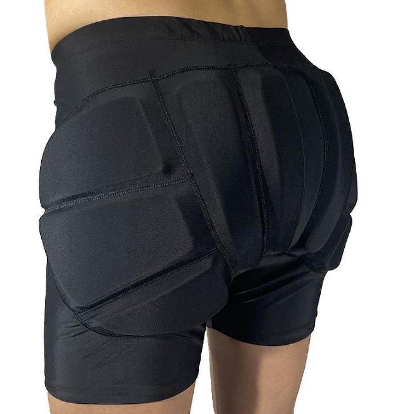 Menolana Kids Butt Pad Shorts Crash Pad with Side Zipper Hip Tailbone Protector Protective Padded Shorts for Inline Skating Ice Hockey , M