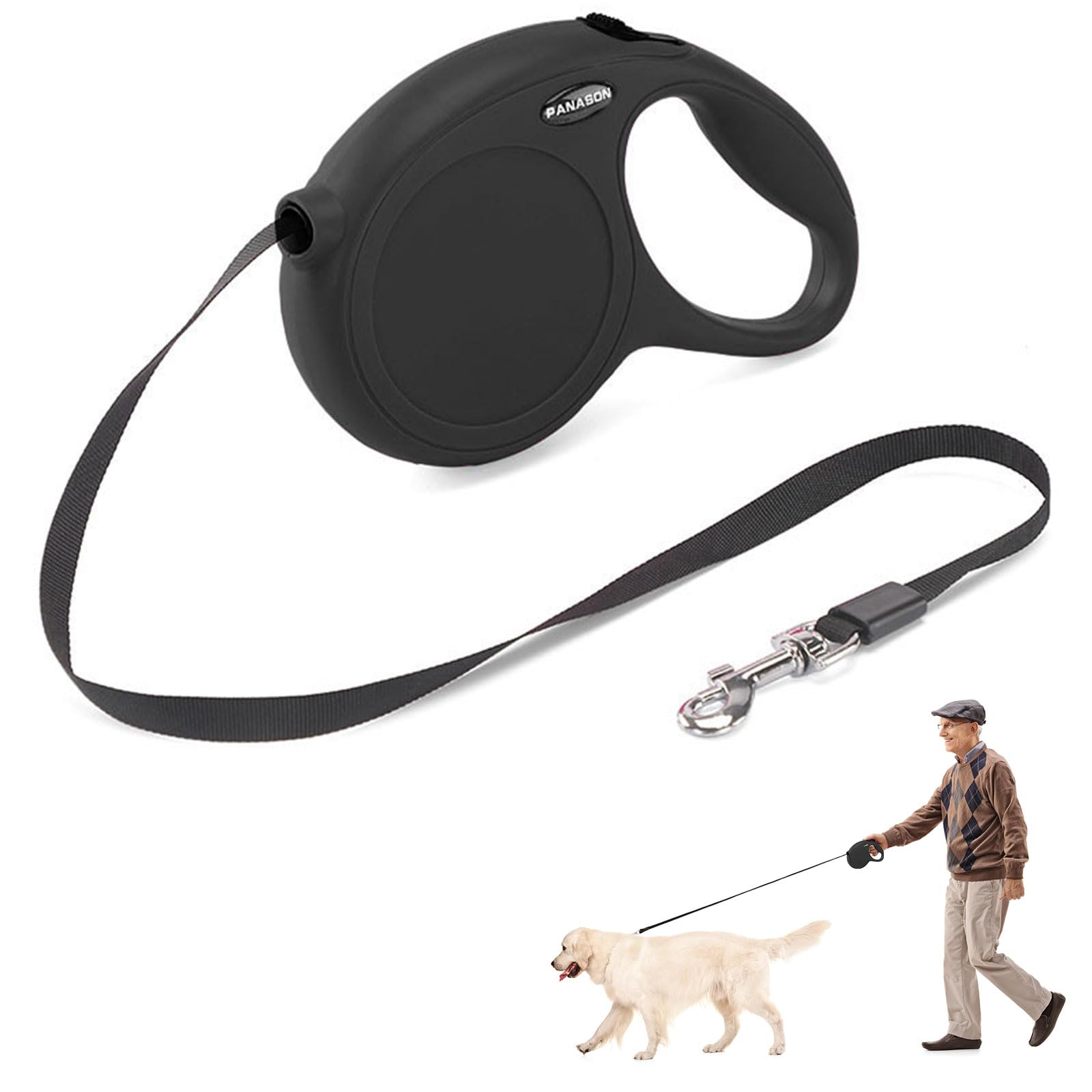 Correa Perro,Correa Extensible Perro 5M,Correa Retráctil Perro,Correa Adiestramiento Perro,Correa Flexi Perro,Correa de Paseo Retráctil y Enrollable para Perros Gatos,para Perros de Menos de 25 kg