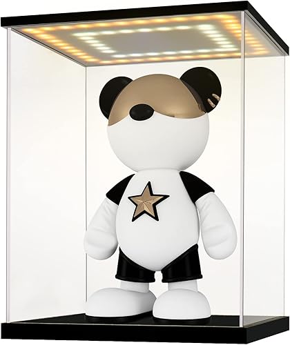 Instnovny Vitrina de acrílico para coleccionables, transparente, modelo de estatua, trofeo, cajas acrílicas para exhibición, figuras de acción,