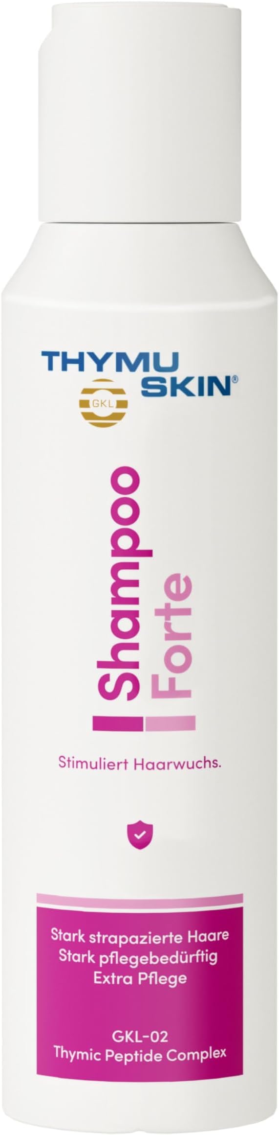 THYMU SKIN GKL Thymuskin Forte Shampoo - Hair Shampoo, Advanced Solution for Thinning Hair, Men's and Women's Hair Loss - Step 1 (100ml)