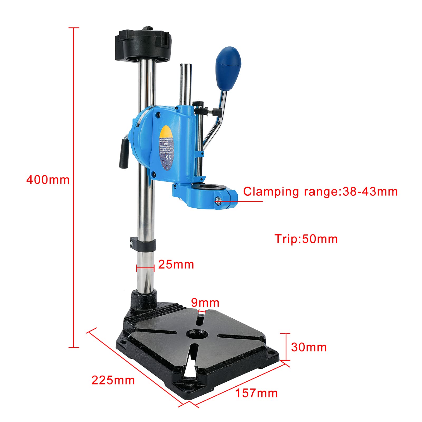 Floor Drill Press Stand Table for Drill Workbench Repair Tool Clamp for