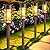 Mancra 8 Pack Solar Outdoor Lights - Bright Up to 10 Hrs, IP65 Waterproof for Patio, Lawn, Yard and Landscape