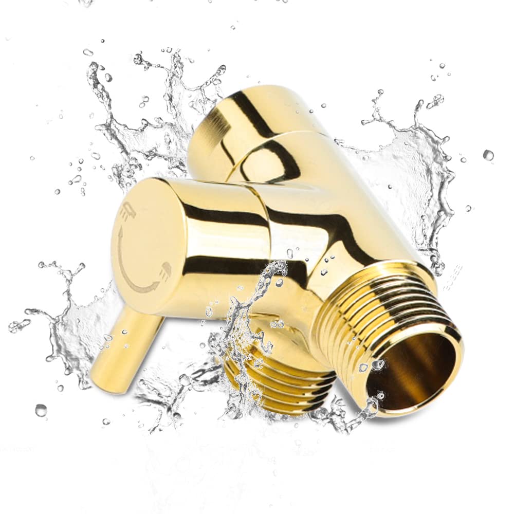 Buy All Metal Shower Arm Diverter for Handheld Shower and Fixed Spray