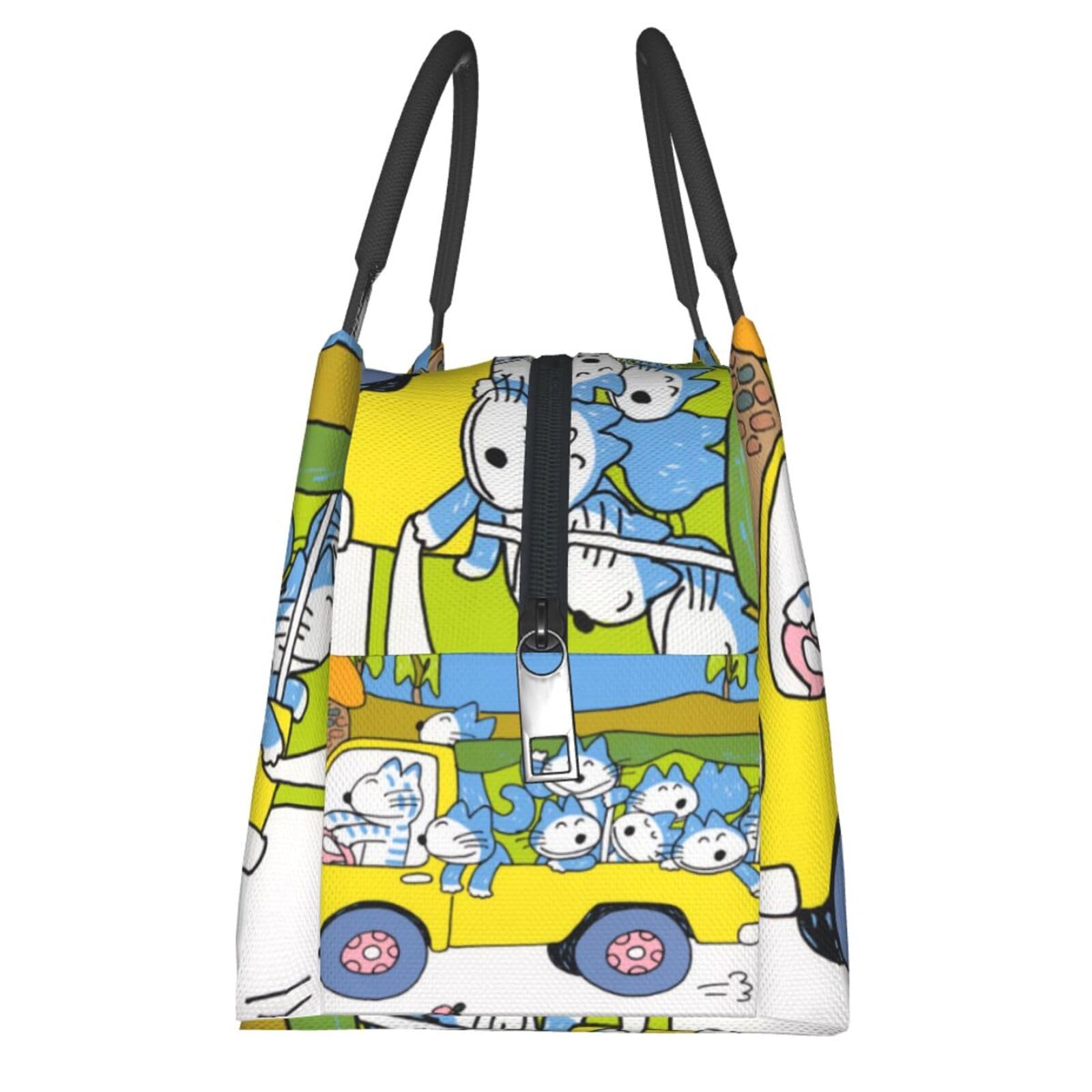 Amazon｜11ぴきのねこ ランチバッグ お弁当バッグ 保冷バッグ  