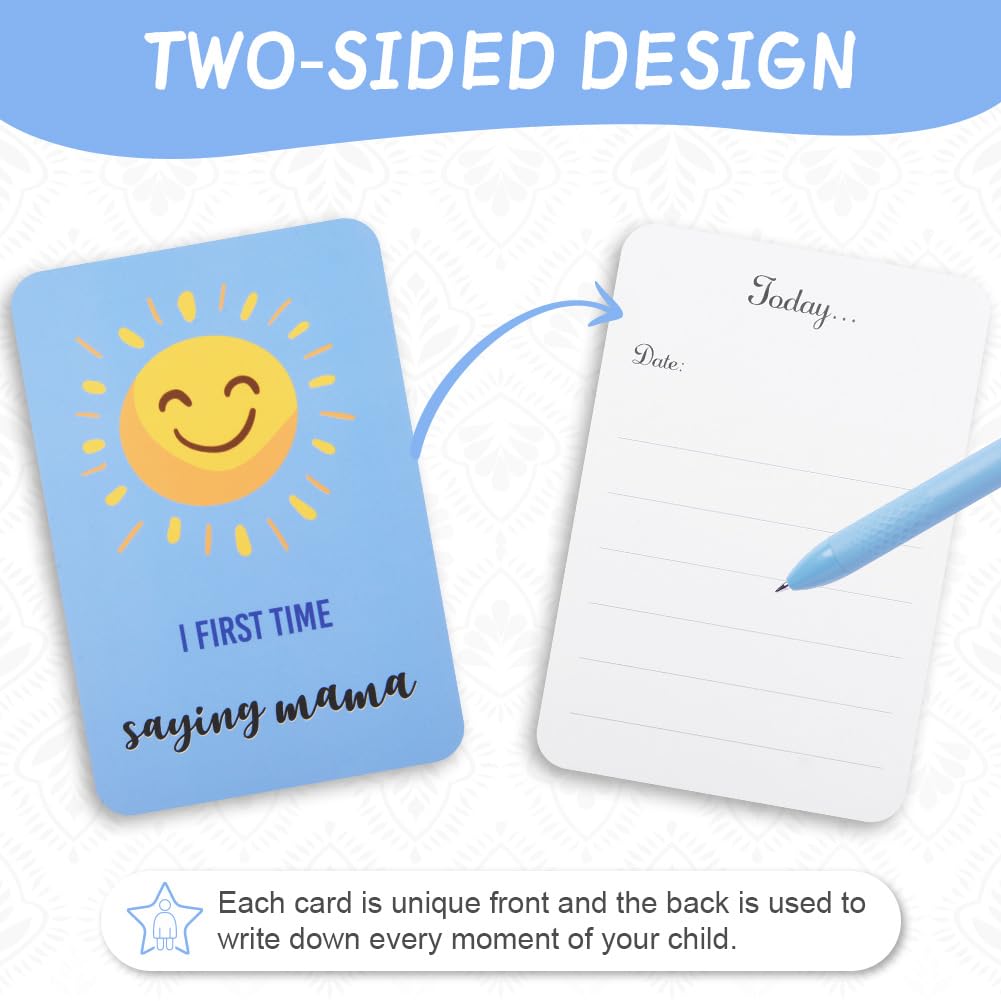 HAGOT 50 Baby Milestone Cards in Gift Box - Image 3