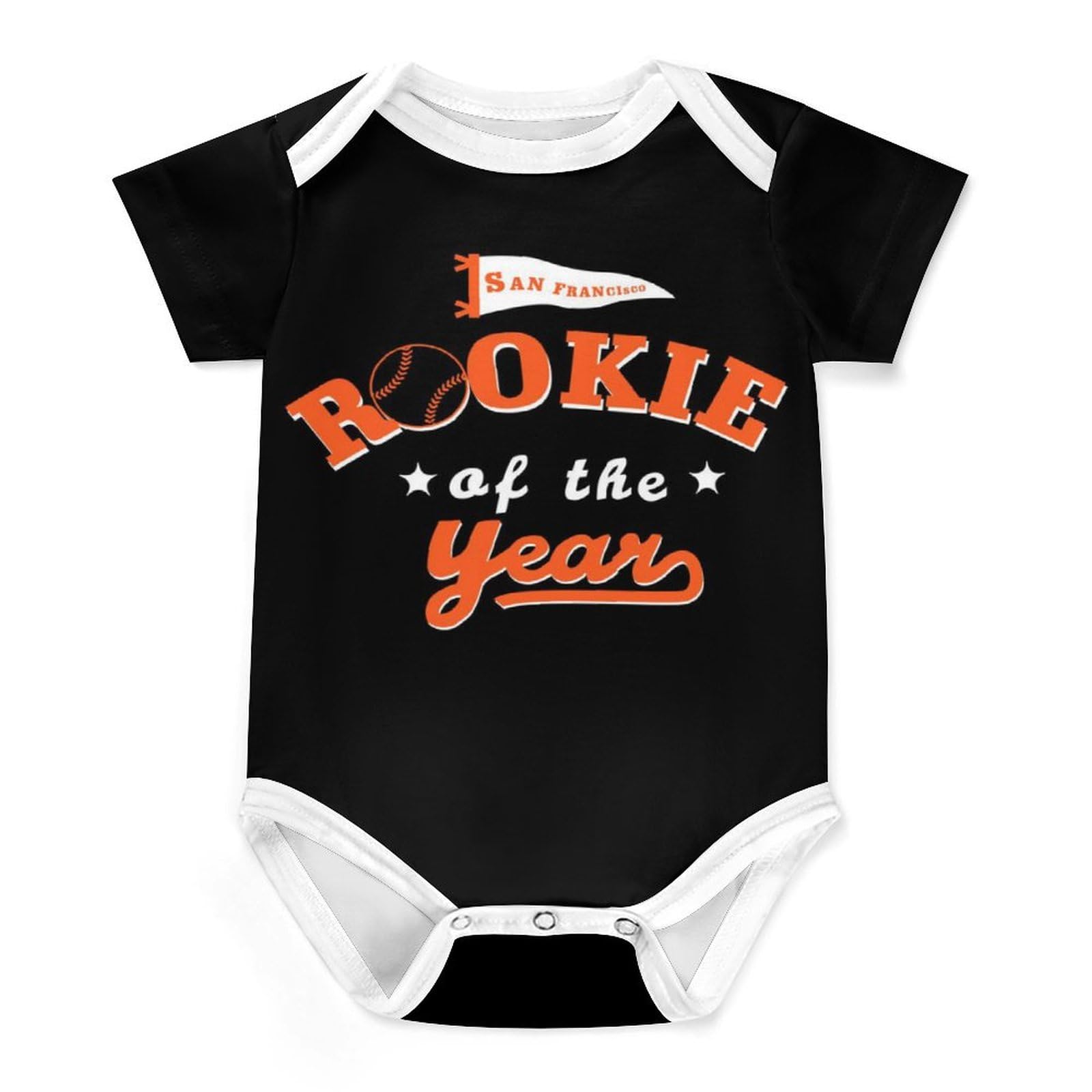 500 LEVEL Mookie Betts Baby Infant One Piece Bodysuit (6M, Heather Gray) - Mookie Betts Cartoon WHT