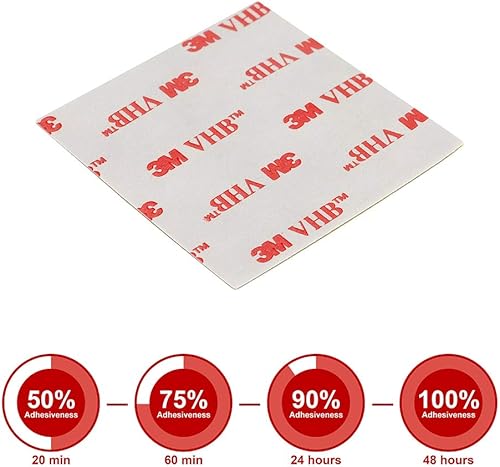 Miniatura 5 de CANOPUS Almohadillas adhesivas, cinta de doble cara para manualidades, cuadrados de montaje adhesivo de doble cara, cinta de espuma RP25, paquete de