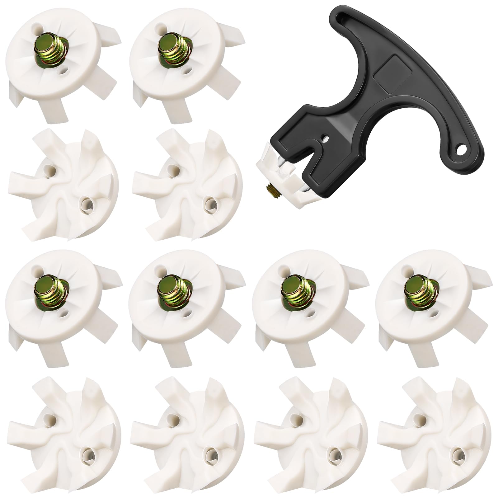 Cozypower 31 Pcs Golf Spikes Cleats Metal Screw with Tool