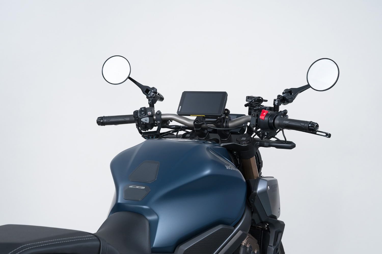 シャークミラー3 レイセーブ ブラックTANAXタナックス防鏡「RAYSAVE」 TANAX（タナックス） バイクミラー ナポレオン シャークミラー5
