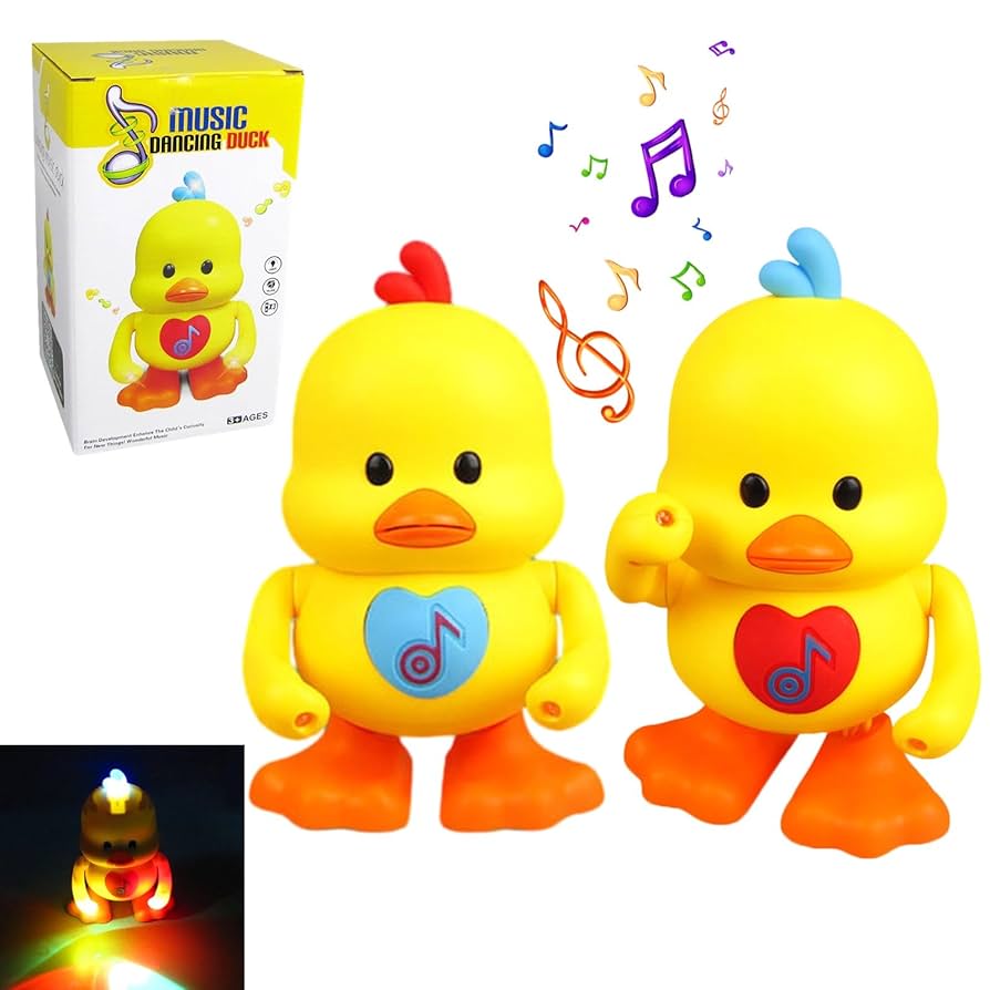 Amazon.co.jp: Lovehomily 2個踊るアヒルのおもちゃ 電気アヒル