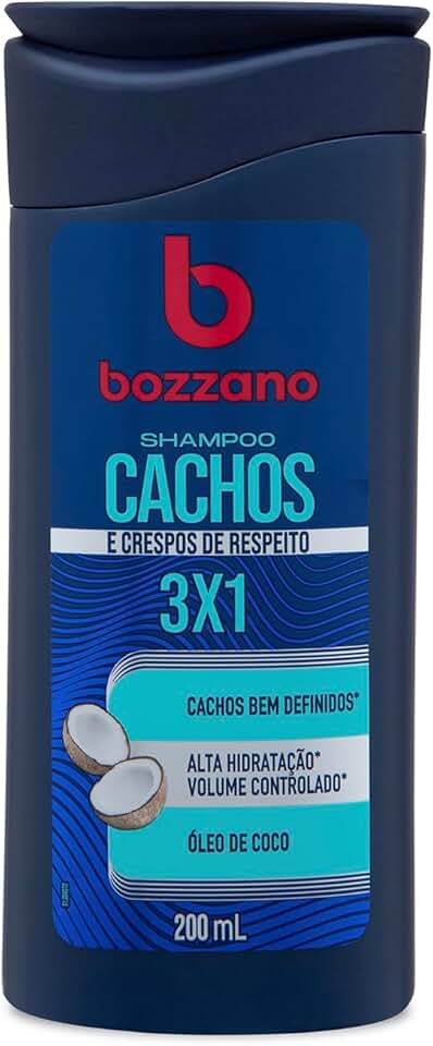 Bozzano Shampoo Cachos e Crespos 3x1 Bozzano 200ml
