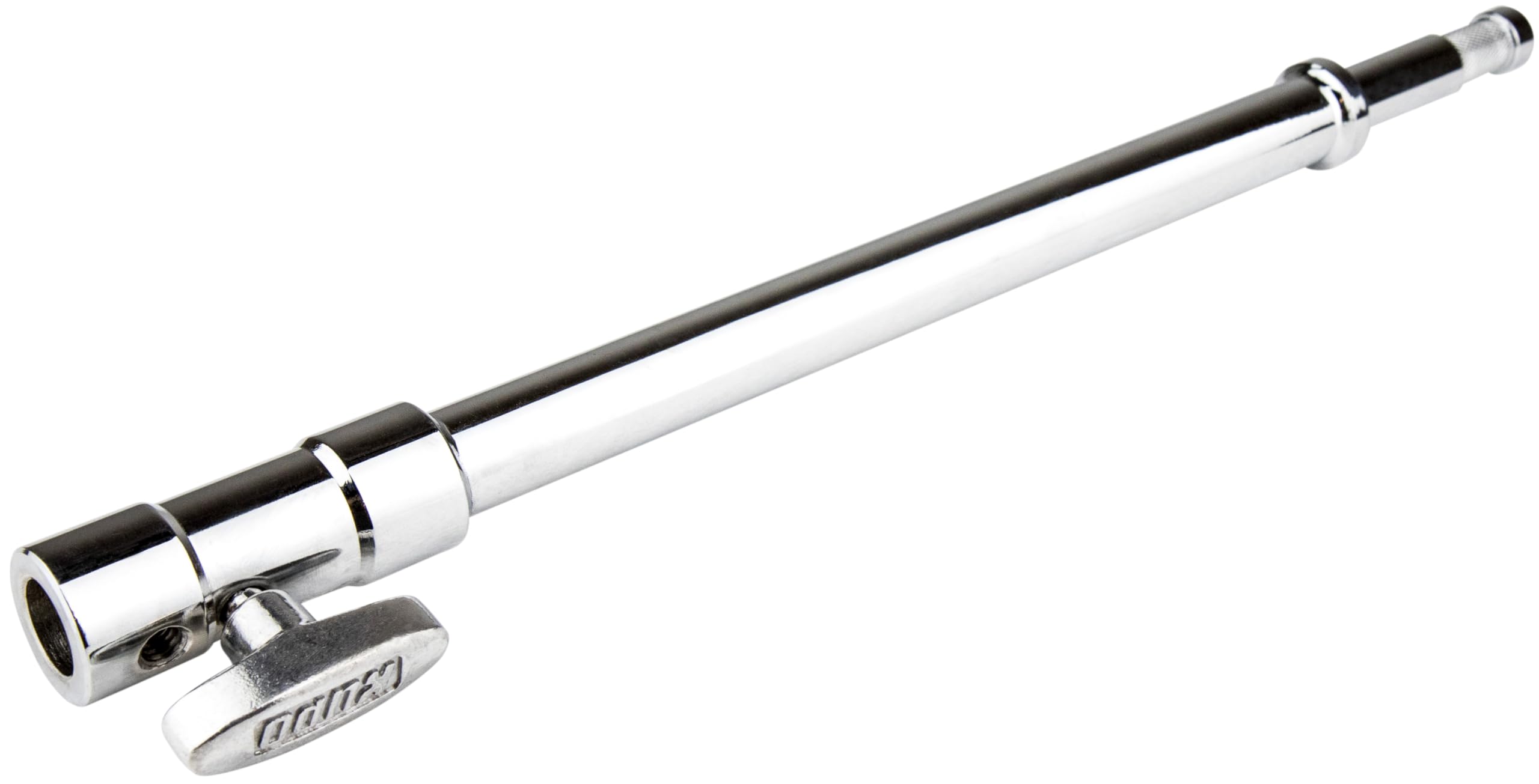 Kupo 18" Baby Stand Extension, Chrome Plated Steel Baby Pin with Junior Base Conversion, 1/4"-20 Top Thread for Light Stands, Baby Plates, Grip